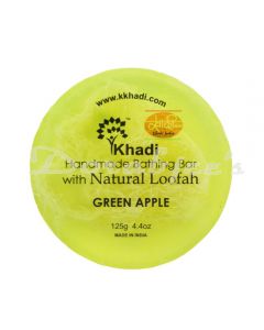 KHADI GREEN APPLE LOOFAH SOAP 125 G