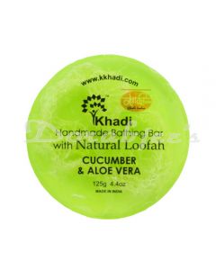 KHADI CUCUMBER ALOE VERA LOOFAH SOAP 125G