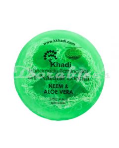 KHADI NEEM ALOE VERA LOOFAH SOAP 125G