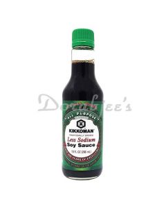 KIKKOMAN LESS SODIUM SOY SAUCE 296 ML