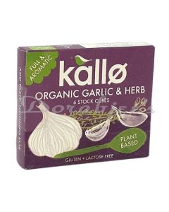 KALLO ORGANIC GARLIC HERBS CUBES 66G