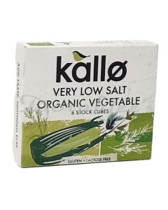 KALLO ORGANIC VERY LO SALT VEG CUBES