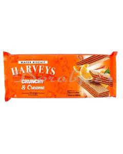 HARVEYS CRUNCHY WAFERS CREAME ORANGE