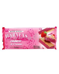 HARVEYS CRUNCHY WAFERS CREAME STRAWBERRY