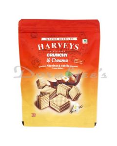 HARVEYS CRUNCHY WAFERS CREAME HAZELNUT VANILLA 110G