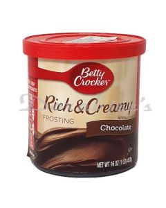 BETTY CROCKER RICH CREAMY CHOCOLATE FROSTING 45OG