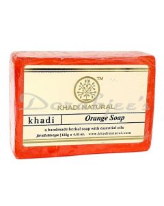 KHADI R ORANGE AYURVEDIC SOAP125G