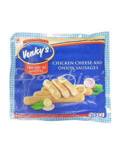 VENKYS CHICKEN CHE&ONION SAUSAGES 500 G