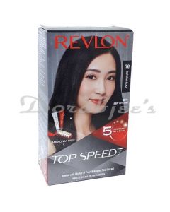 REVLON TOP SPEED HAIR COLOR NATURAL BLACK 1