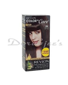 REVLON COLOR & CARE HAIR COLOR 3N DARK BROWN