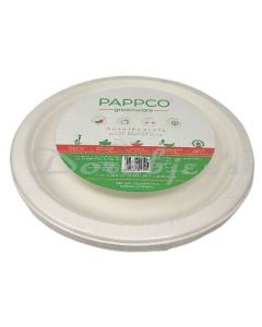 PAPPCO ECO FRIENDLY BAGASSE QUARTER PLATE 7