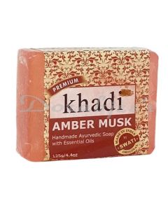 KHADI AMBER MUSK SOAP 125 G