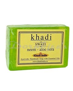 SWATI KHADI NEEM ALOE SOAP 125G