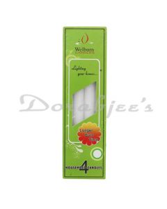 WELBURN HOUSEHOLD CANDLES HH144 4’S PACK