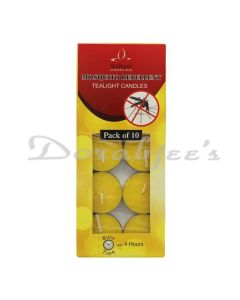 WELBURN MOSQUITO REPELLENT TEALIGHT CANDLE 10N