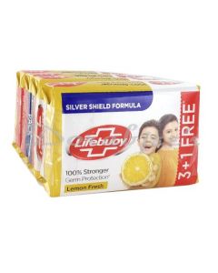 LIFEBUOY LEMON FRESH SOAP 4*125