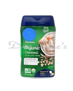 GERBER BABY ORGANIC OATMEAL 227G