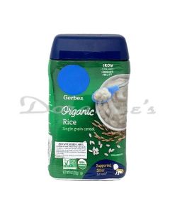 GERBER BABY ORGANIC CEREAL RICE 227 G