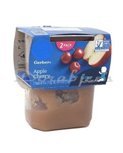 GERBER BABY 2ND APPLE CHERRIES 198G