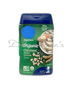 GERBER BABY ORGANIC OATMEAL MILLET QUINONA 227G