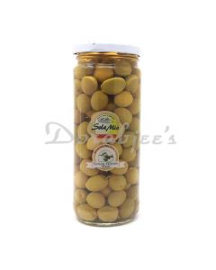 SOLE MIO GREEN OLIVES WHOLE 450G