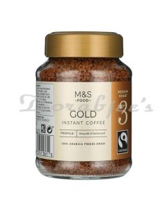 M&S GOLD INSTANT COFFEE MEDIUM ROAST 3 100G