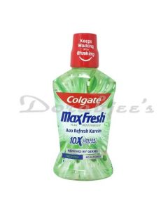 COLGATE PLAX MAX FRESH TEA MOUTH WASH 500ML