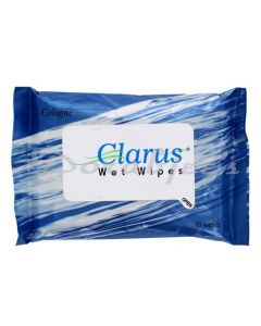 CLARUS WET WIPES COLOGNE 10S