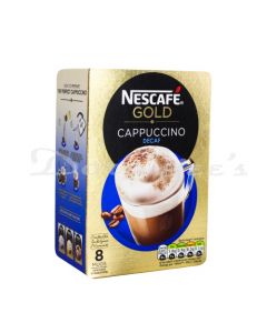 NESCAFE GOLD CAPPUCCINO DECAFFEINATED 10*16