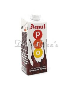 AMUL PRO CHOCO MALT BEVERAGE PKT 250G