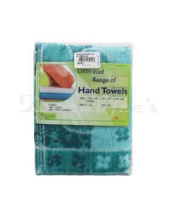 SPACES PRINTED PLAIN TOWELS 2S