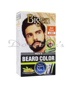 BIGEN BEARD COLOR DARK BROWN S103