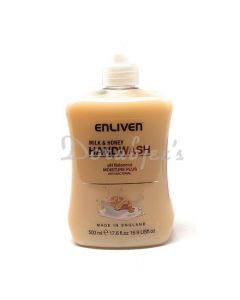 ENLIVEN MILK & HONEY HAND WASH 500ML