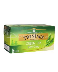 TWINING EARL GREY GREEN TEA 25S