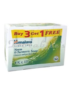 HIMALAYA NEEM & TURMERIC SOAP 3+1