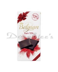 CT CHOCOLATES BELGIAN BAR DARK  72% 100G