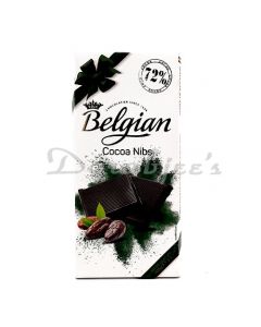 CT CHOCOLATES BELGIAN COCOA NIBELGIAN  100G