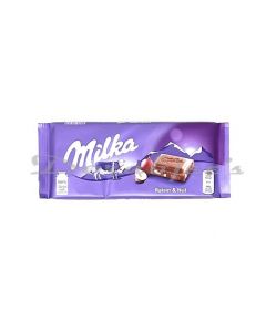 CT CHOCOLATES MILKA RAISIN & HNUT100G