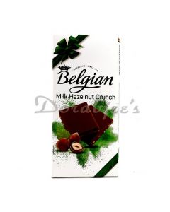 CT CHOCOLATES BELGIAN-BAR MLK HAZELNUT CRUNCH 100G