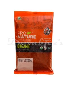 PRONATURE ORGANIC  RED CHILLI POWDER 100G