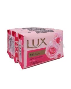 LUX SOFT TOUCH WITH ROSE SOAP 3*100G