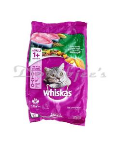 WHISKAS POCKETS CAT FOOD TUNA 1.4KG