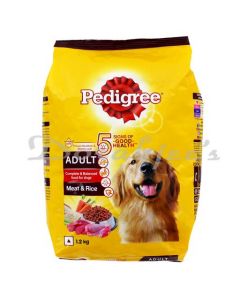 PEDIGREE ADULT DOG FOOD MEAT & RICE 1.2KG