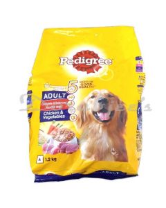 PEDIGREE ADULT DOG FOOD CHICK & VEG 1.2KG