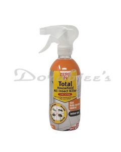 ZERO IN TOTAL HOUSEHOLD ALL INSECT KILLER 2 IN 1 SPRAY 500ML