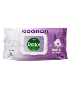 DETTOL MULTI USE SKIN & SURFACE FLORAL WIPES 80S