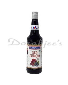 MANAMA RED CURACAO SYRUP 700ML