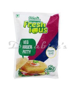 FRESHIOUS VEG BURGER PATTY 300G