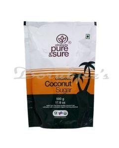 PURE & SURE ORGANIC  COCONUT SUG 500G