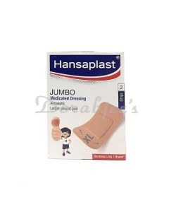 HANSAPLAST MEDICATED DRESSING JUMBO XL  2S